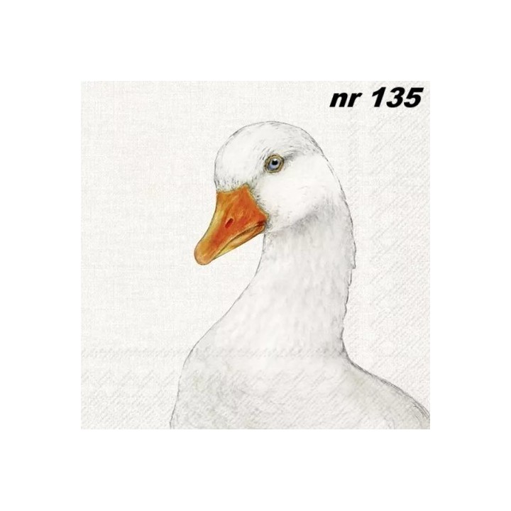 FARM GOOSE cream servet 33x33cm