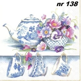 Fine bone china servet 33x33cm