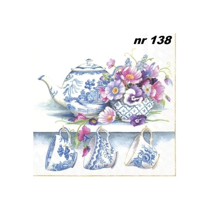 Fine bone china servet 33x33cm