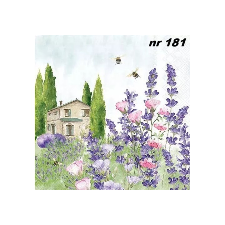 Lavender meadow servet 33x33cm