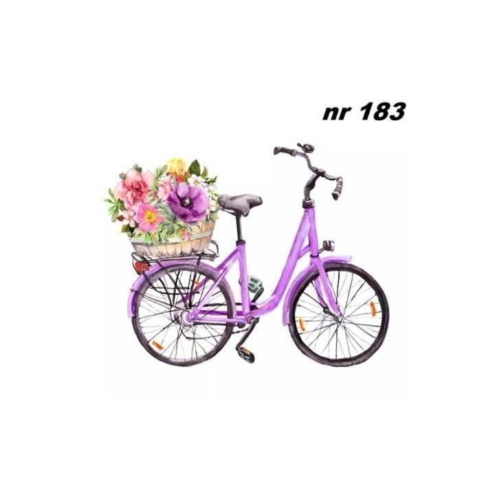 Ride with wild flowers servet 33x33cm