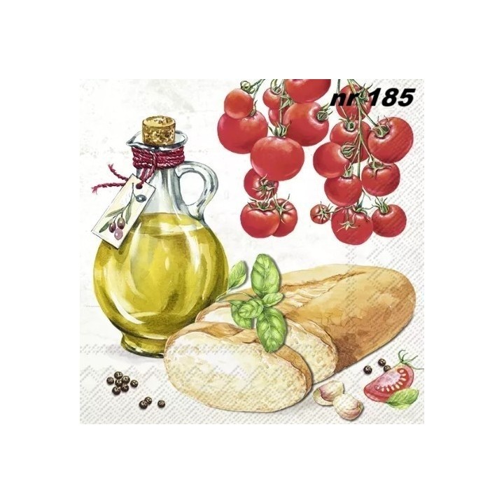 Bruschetta servet 33x33cm