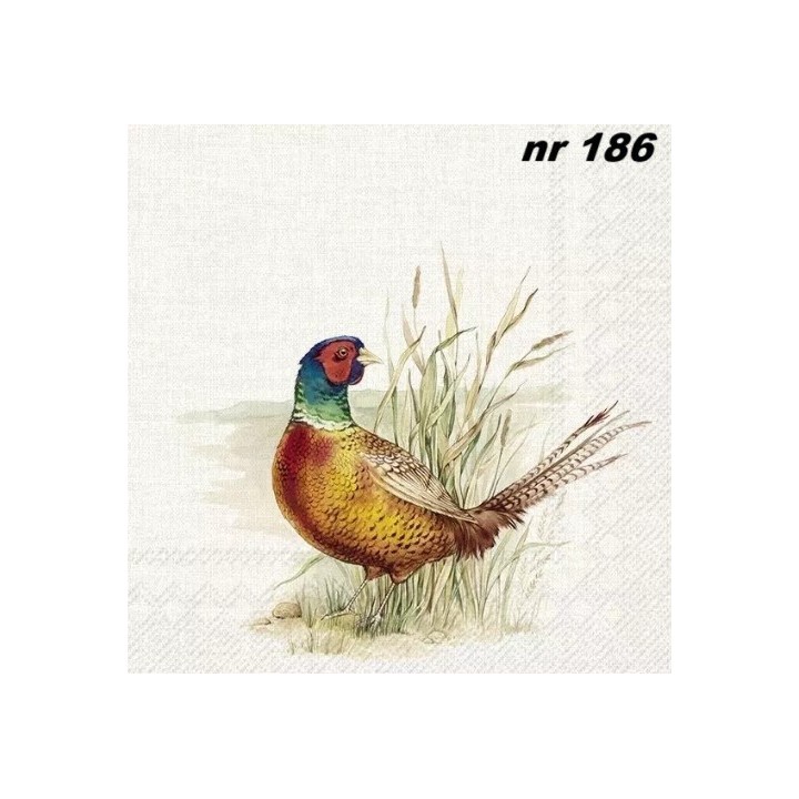Pheasant servet 33x33cm