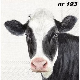 FARM cow servet 33x33cm
