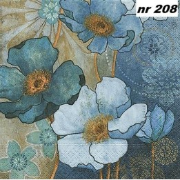Harmony in blue servet 33x33cm