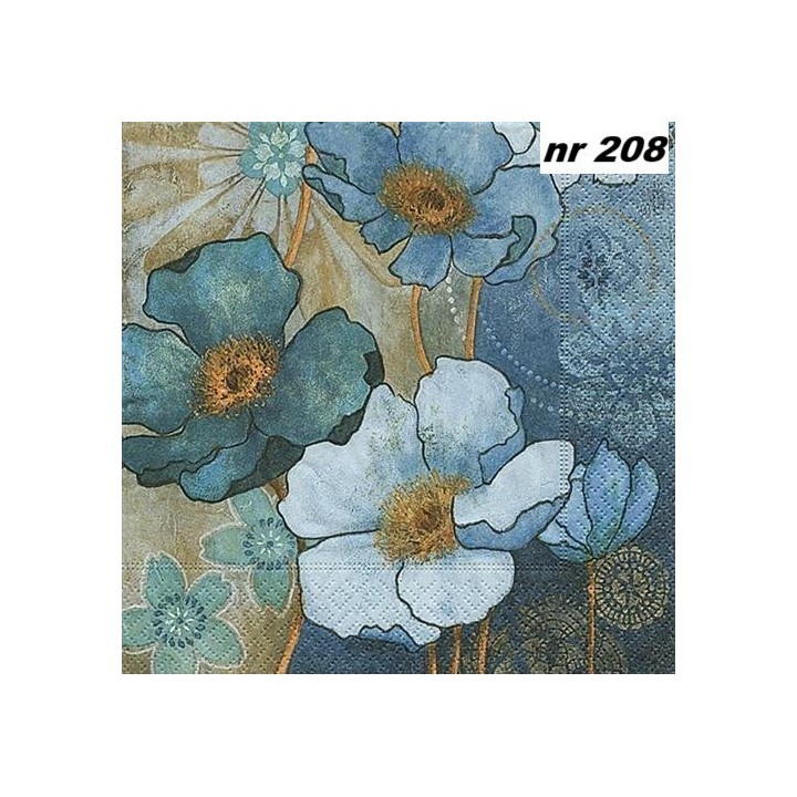 Harmony in blue servet 33x33cm