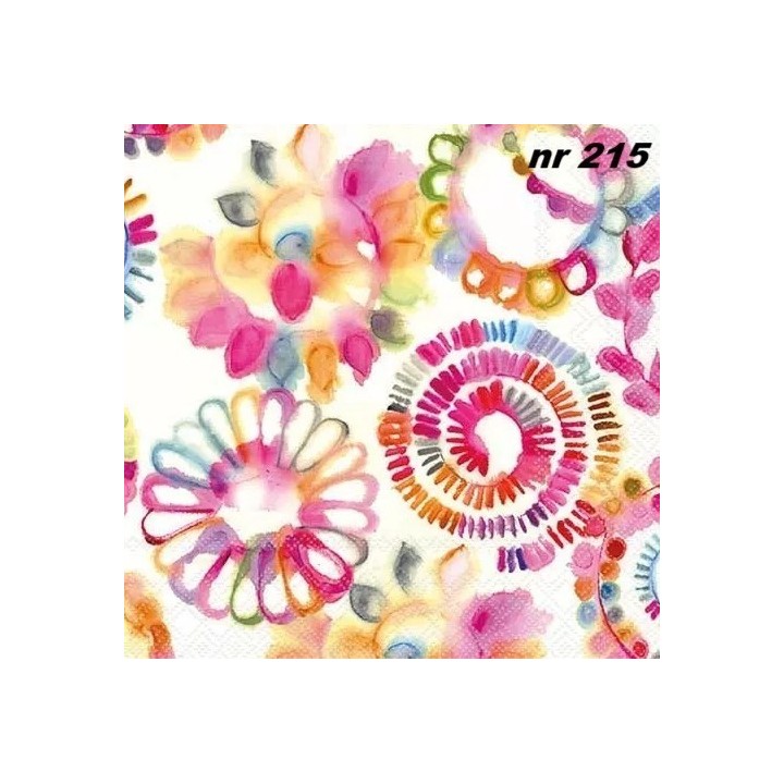 Fantasy circles servet 33x33cm
