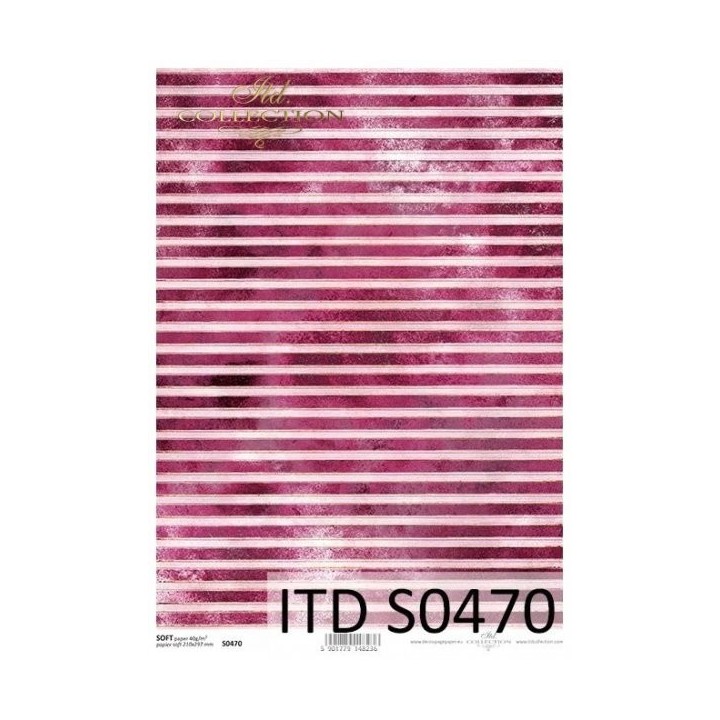 Decoupagepapier Soft ITD S0470
