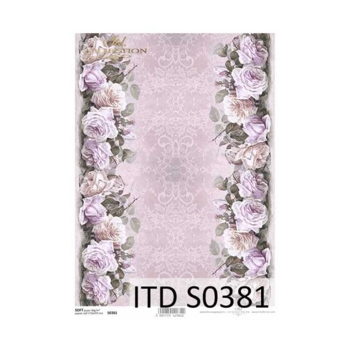 Decoupagepapier Zacht ITD S0381