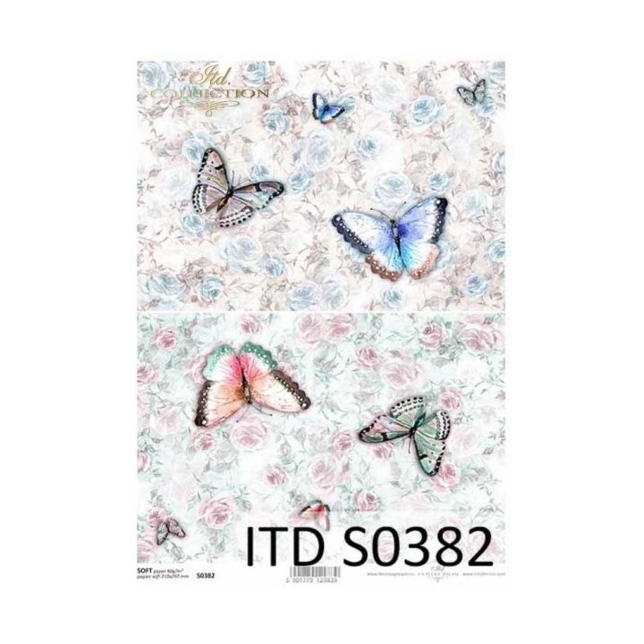 Decoupagepapier Zacht ITD S0382