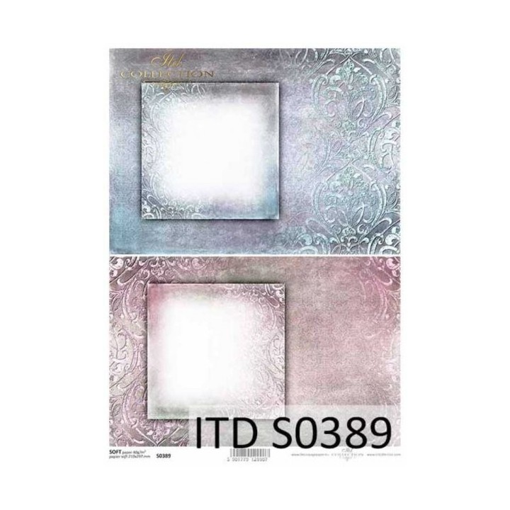 Decoupagepapier Zacht ITD S0389