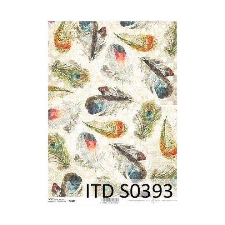 Decoupagepapier Soft ITD S0393