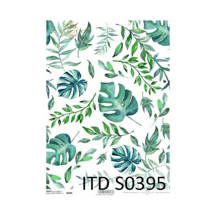Decoupagepapier Soft ITD S0395 Tropical Dreams