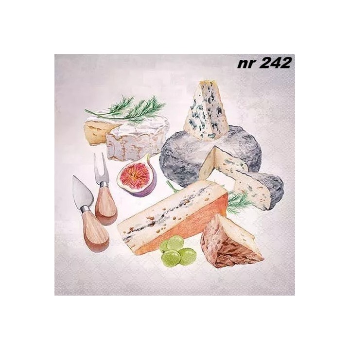 Fromages servet 33x33cm