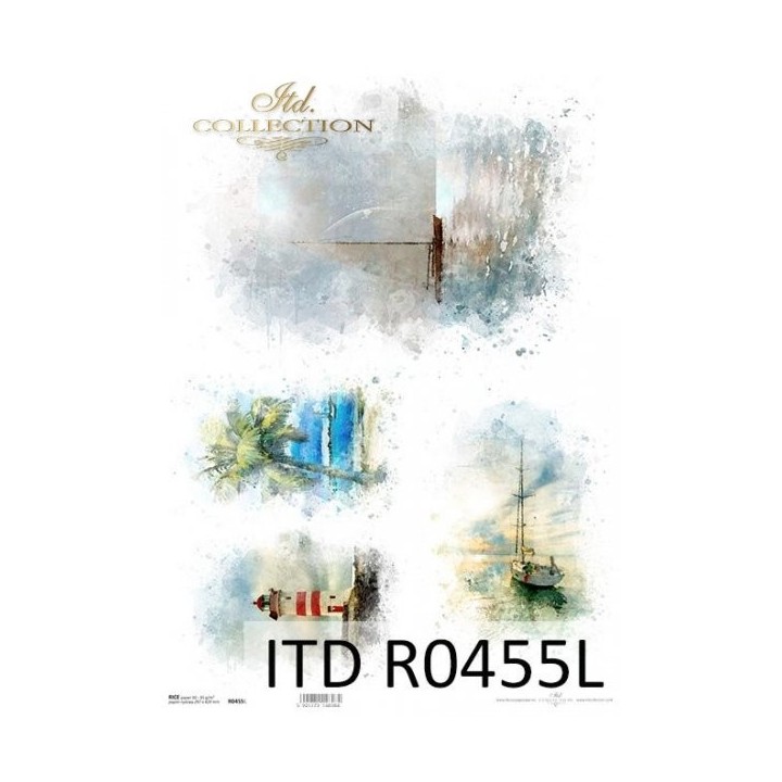 Rijstpapier R0455L Tropical Dreams