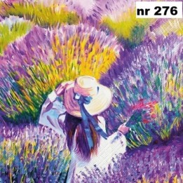 Lavender sunset servet 33x33cm