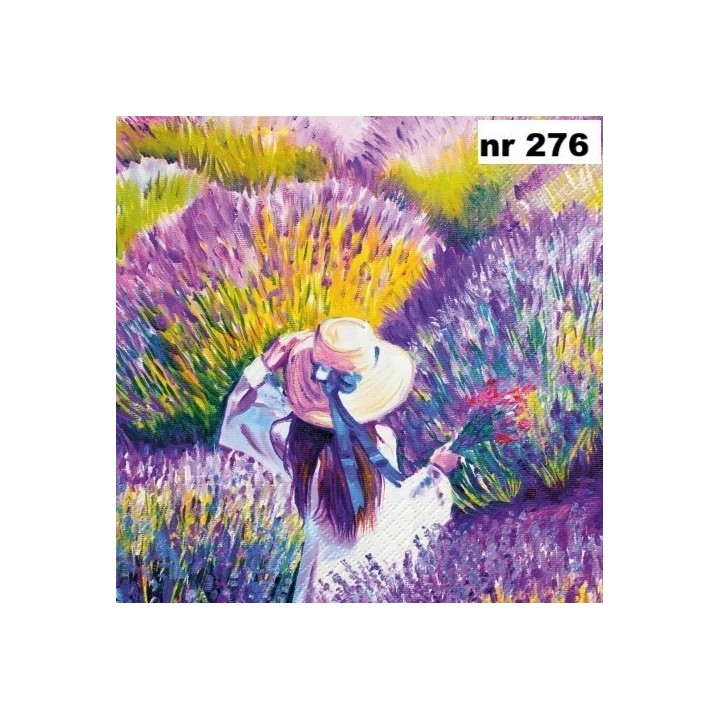 Lavender sunset servet 33x33cm