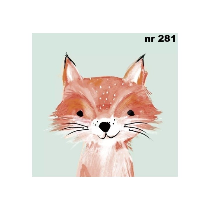 Foxy servet 33x33cm