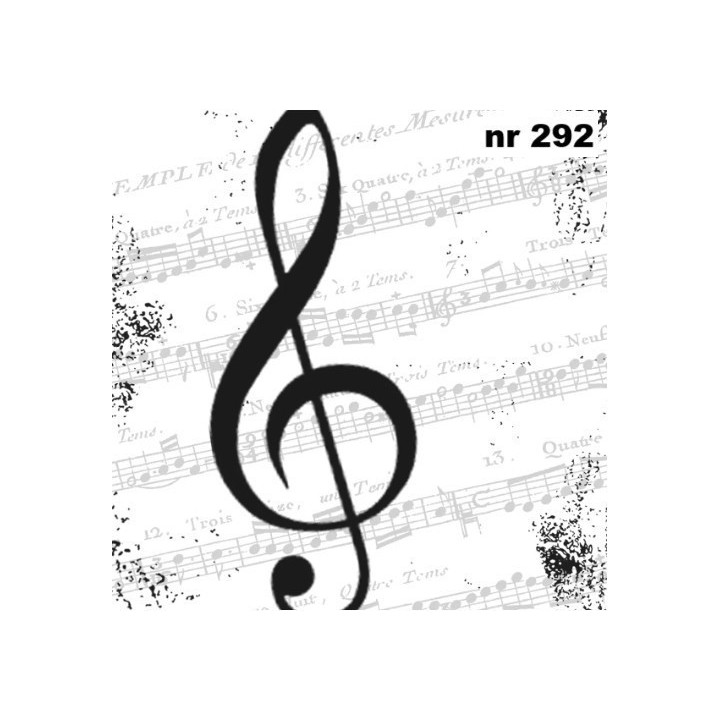 I love music servet 33x33cm