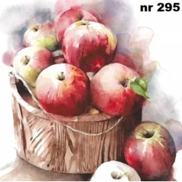 Pommes rouges servet 33x33cm