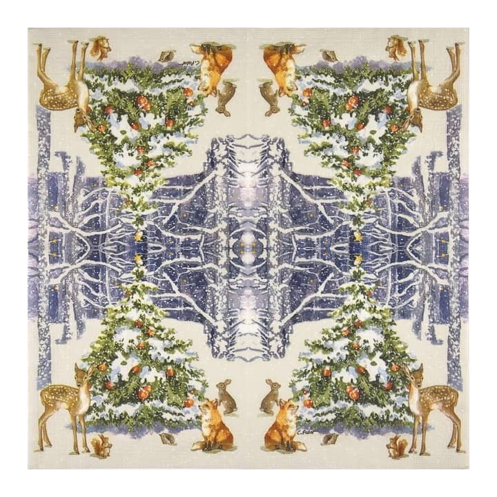 Winter forest servet 33x33cm