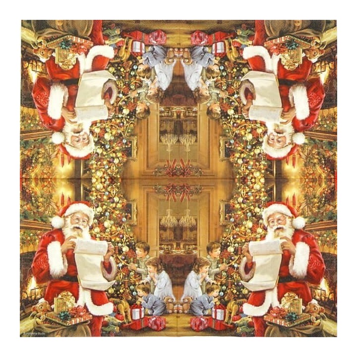 Christmas eve servet 33x33cm