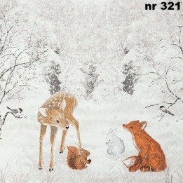Sweet forest servet 33x33cm