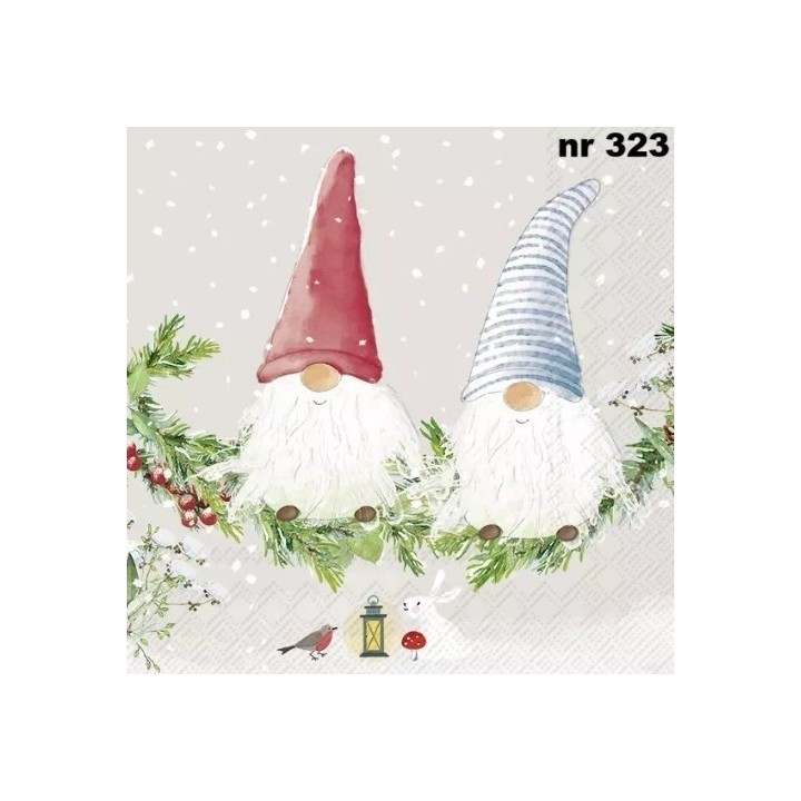 Two little friends servet 33x33cm