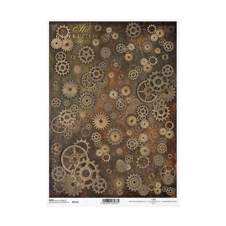Rijstpapier R1113 Steampunk