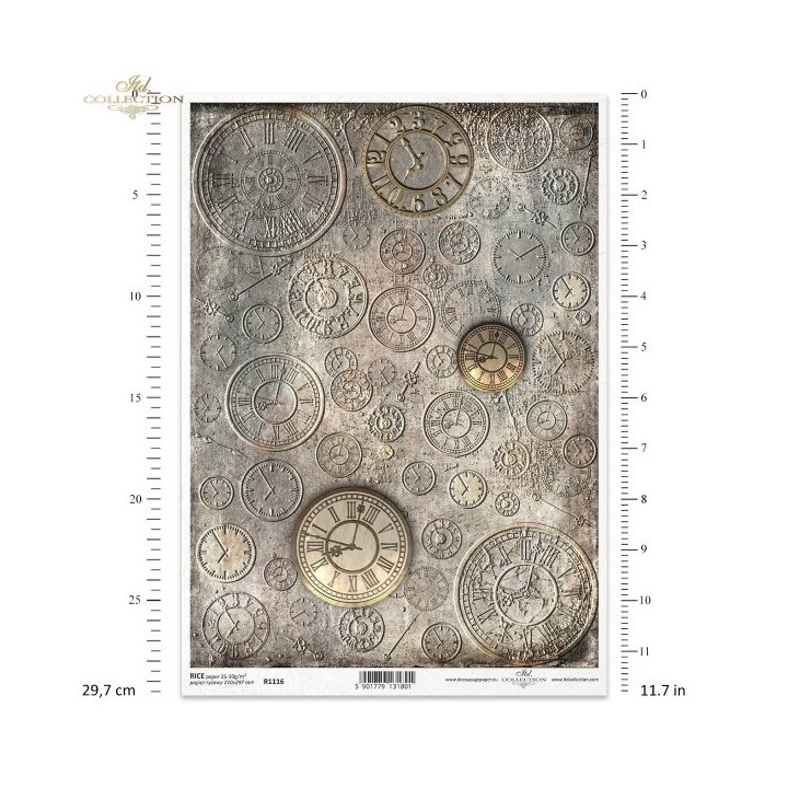 Rijstpapier R1116 Steampunk