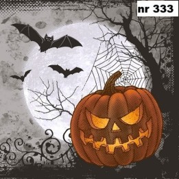 Halloween time servet 33x33cm