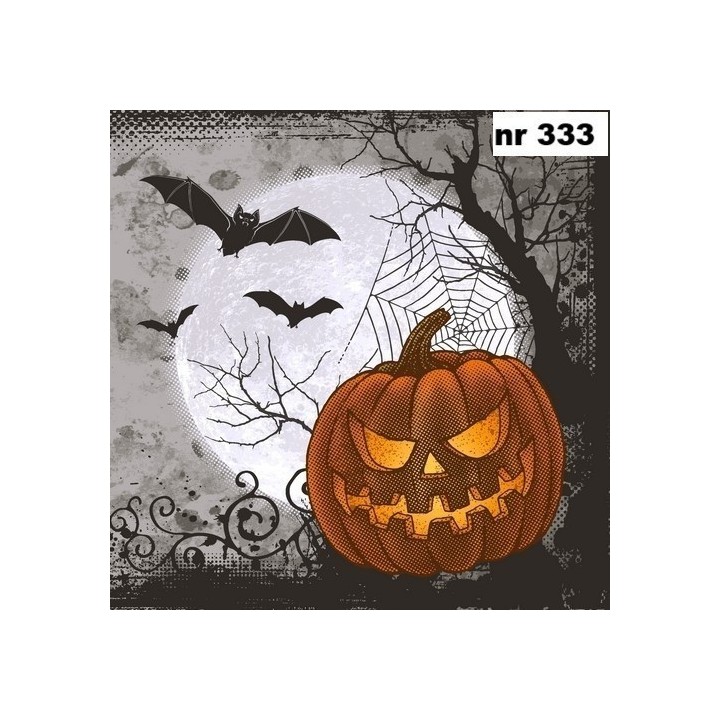 Halloween time servet 33x33cm