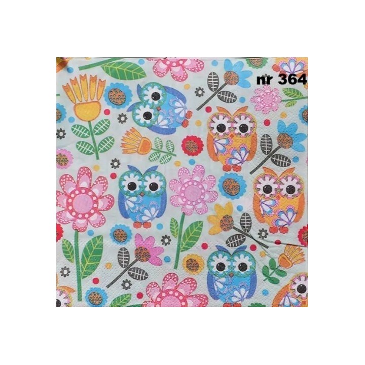 Uiltjes servet 33x33cm