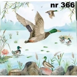 Flying duck servet 33x33cm