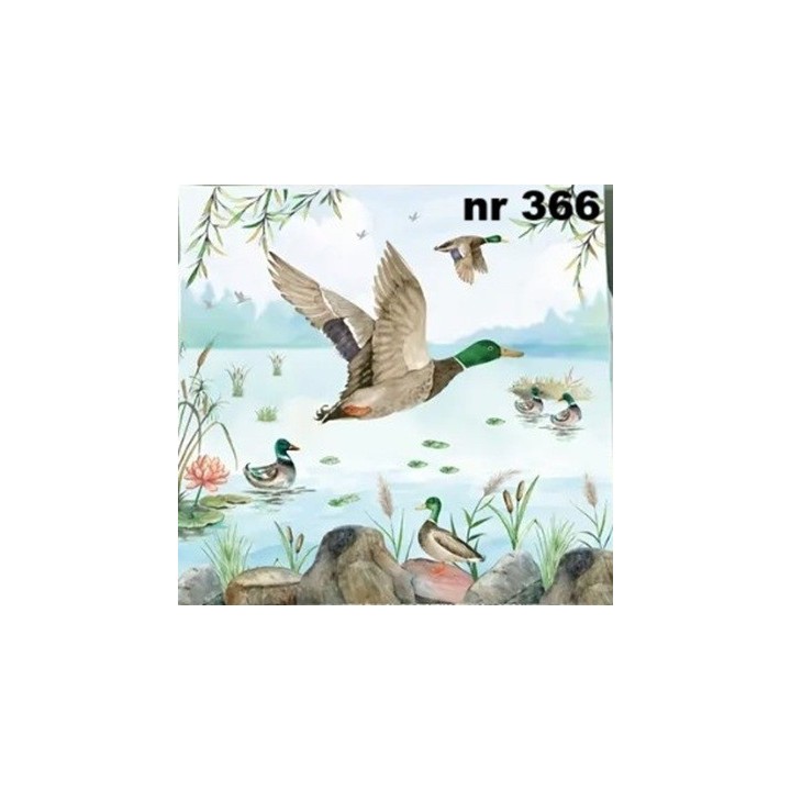 Flying duck servet 33x33cm