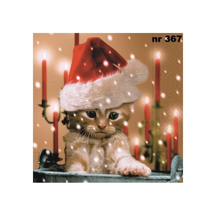 Sleepy Cat servet 33x33cm