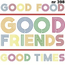 Food and friends servet 33x33cm
