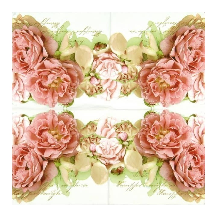 Mary roses servet 33x33cm