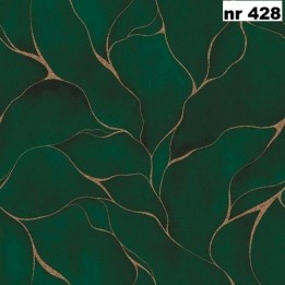 Green marble with gold lines servet 33x33cm