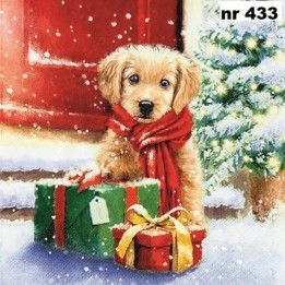 Little puppy servet 33x33cm