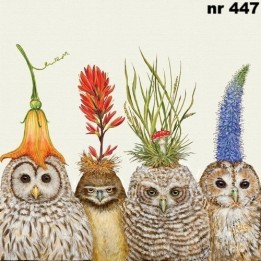 Big hat night servet 33x33cm