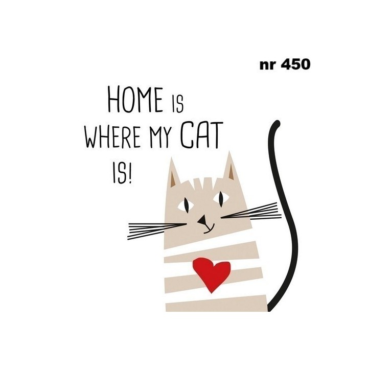 Home cat servet 33x33cm