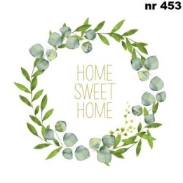 Home sweet home servet 33x33cm