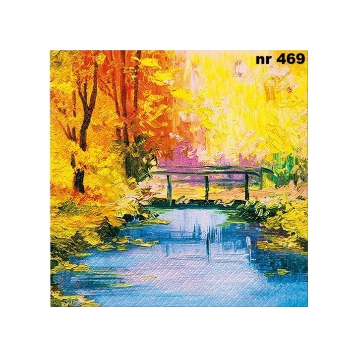 Golden bridge servet 33x33cm