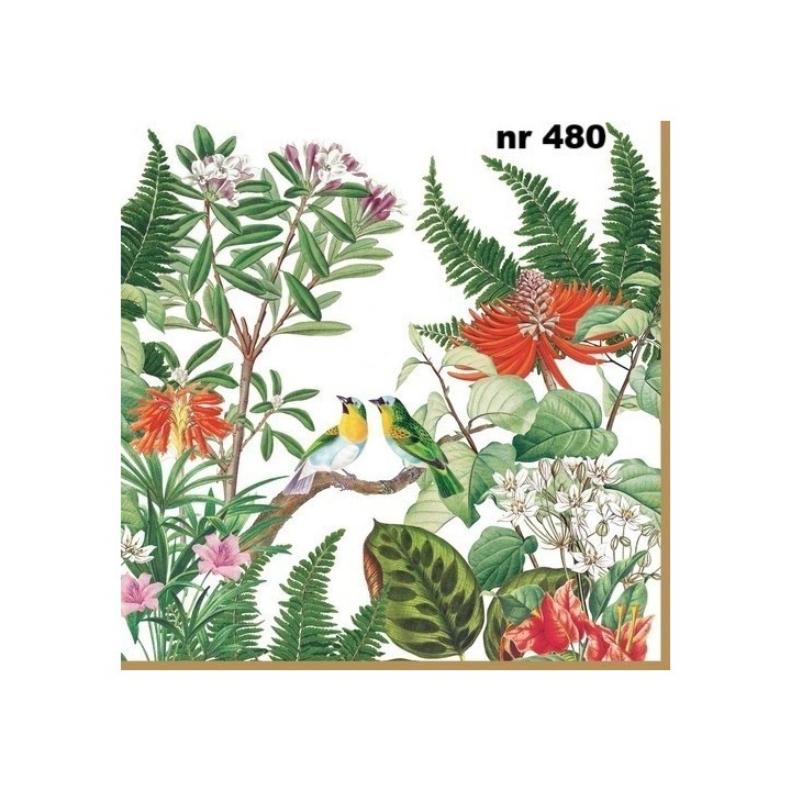 Exotica servet 33x33cm