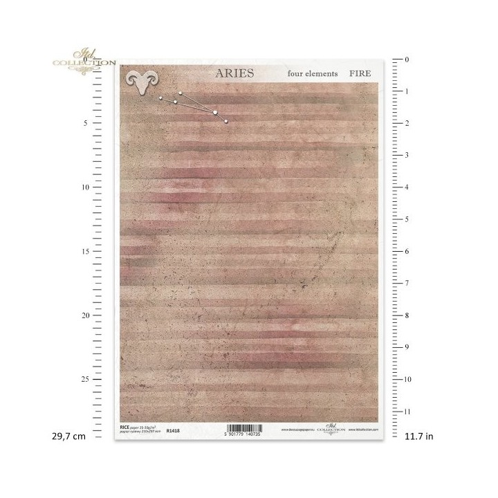 Rijstpapier R1418 Four Elements-Fire
