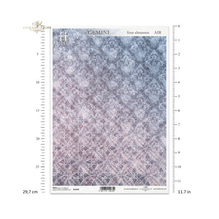 Rijstpapier R1420 Four Elements-Air