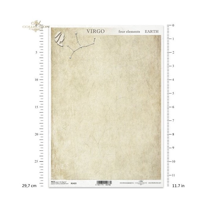 Rijstpapier R1423 Four Elements-Earth