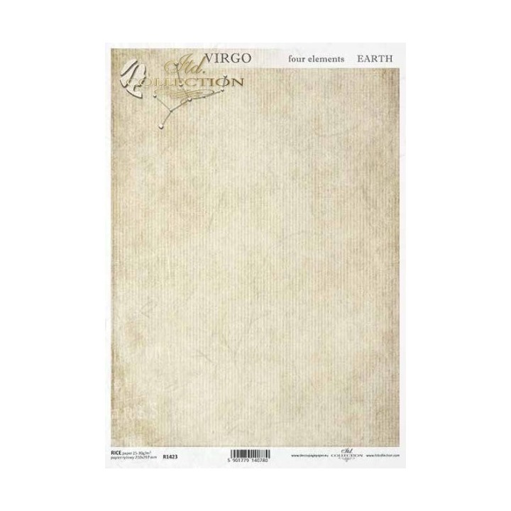 Rijstpapier R1423 Four Elements-Earth