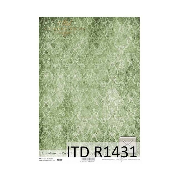 Rijstpapier R1431 Four Elements-Earth